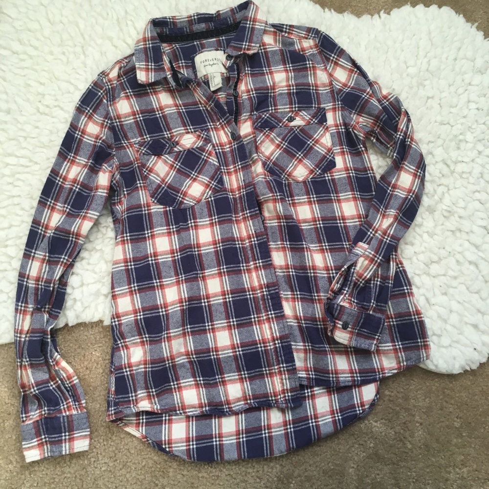 F21 soft flannel shirt